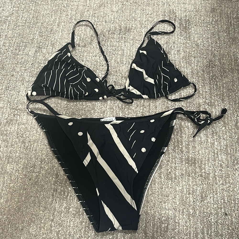 Never worn bikini by Versace.